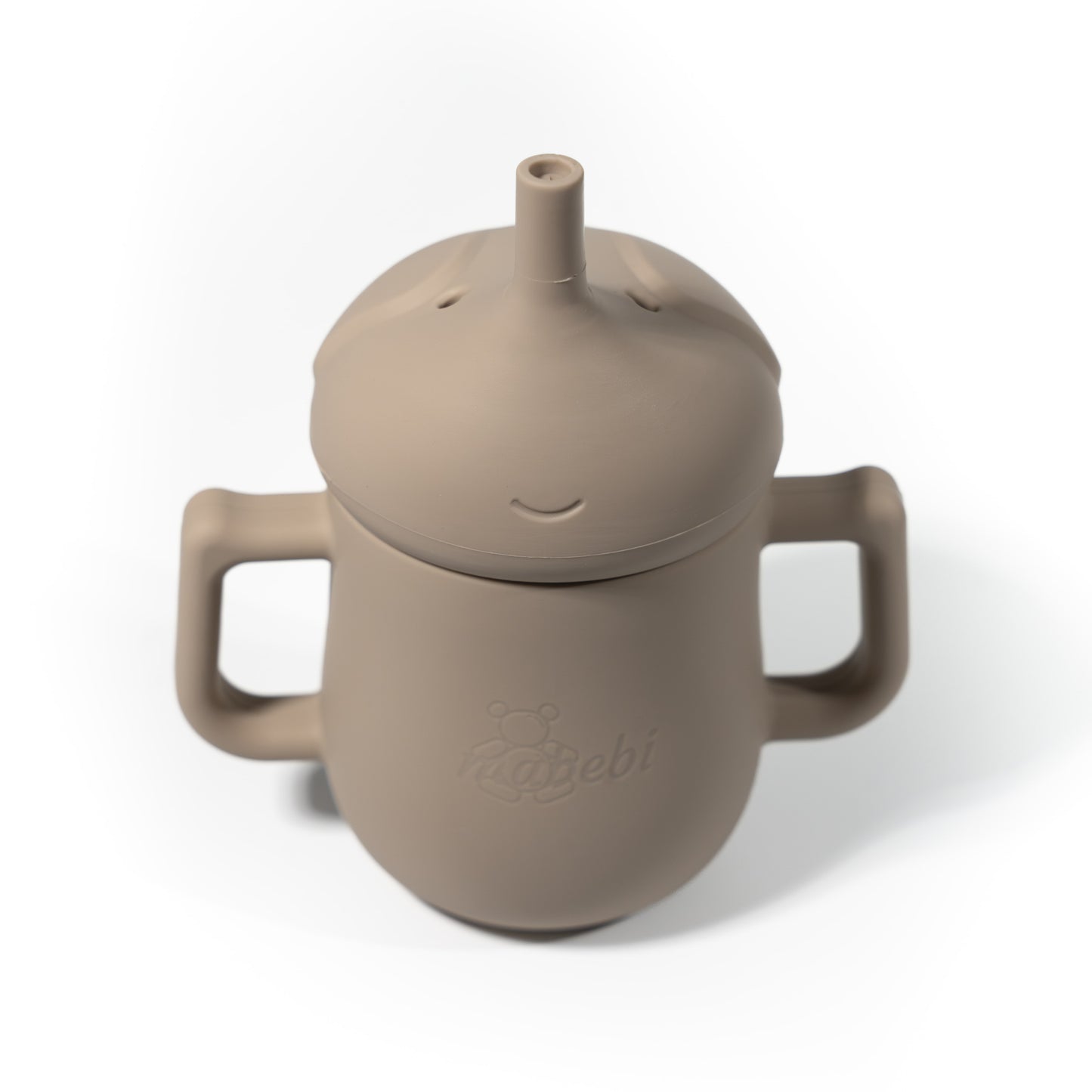 Pinnawala drinking cup with straw l Beige