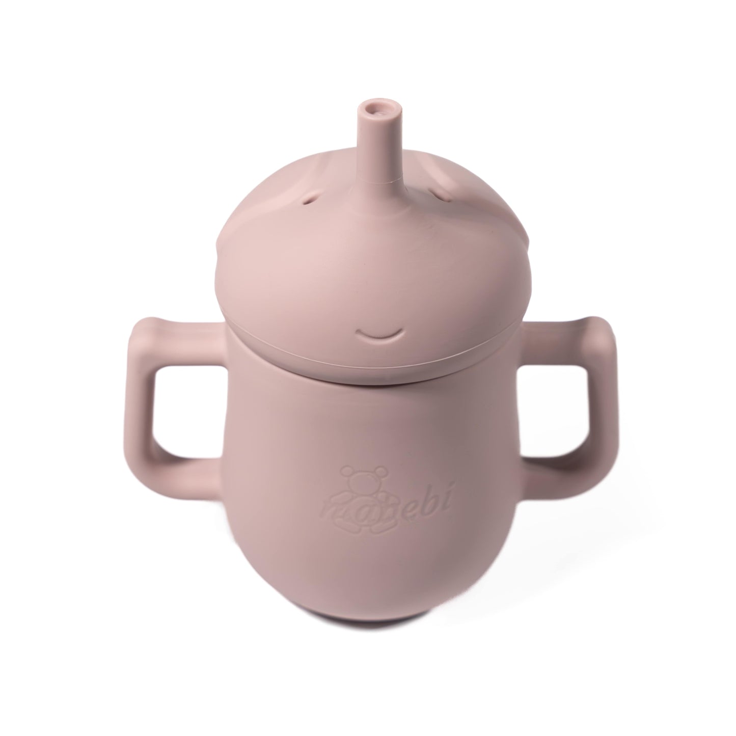 Pinnawala drinking cup with straw l Pink