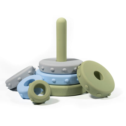 Bombala stacking rings l Green