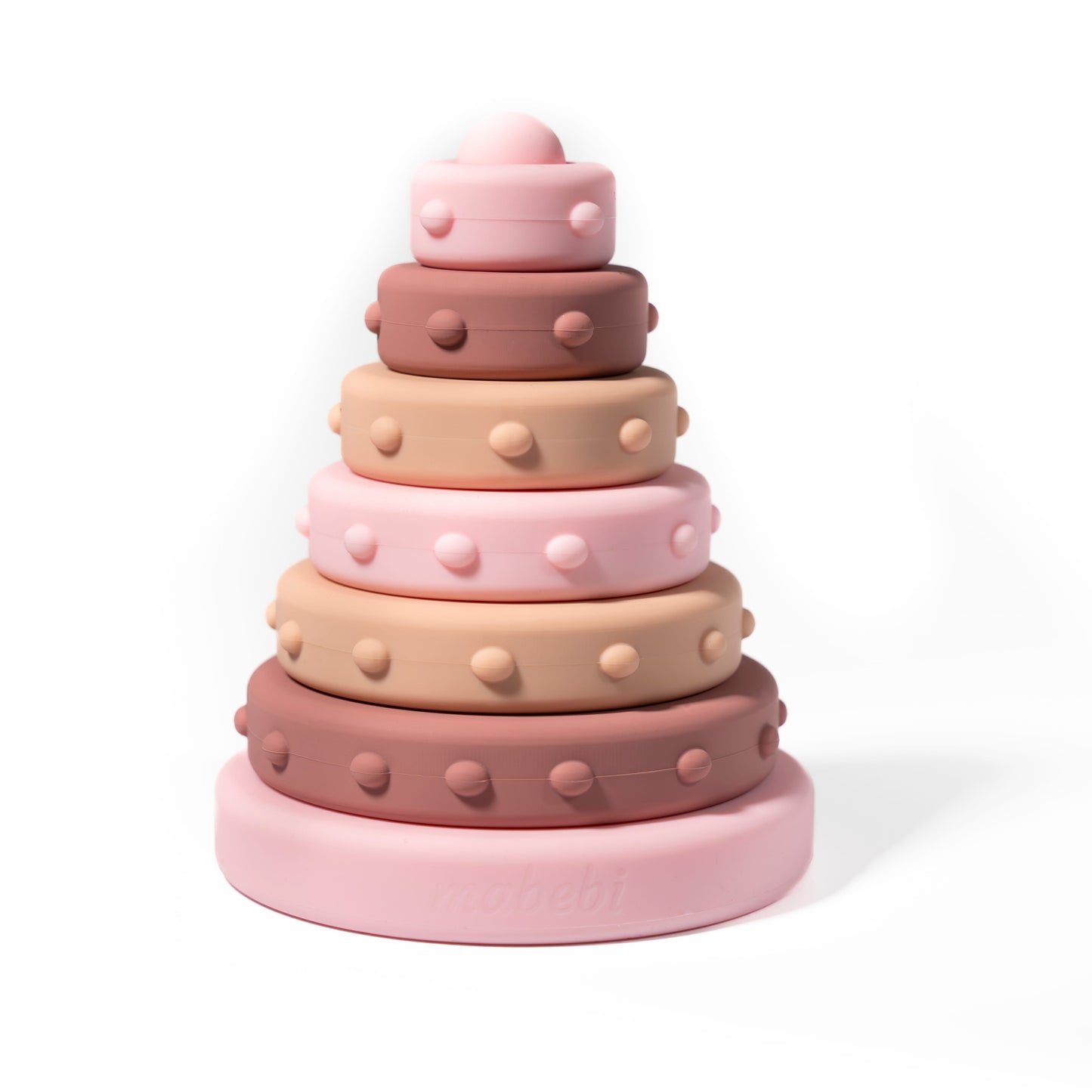 Bombala stacking rings l Pink