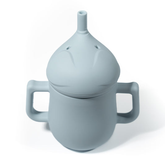 Pinnawala drinkbeker met rietje l Blauw