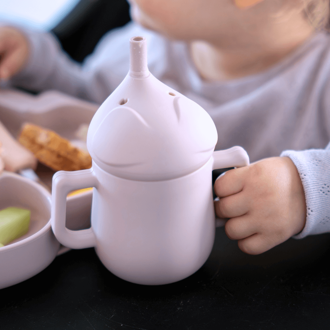 Pinnawala drinking cup with straw l Pink 